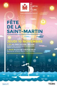 Fête de la Saint Martin. Le jeudi 10 novembre 2016 à Tours. Indre-et-loire.  18H00
